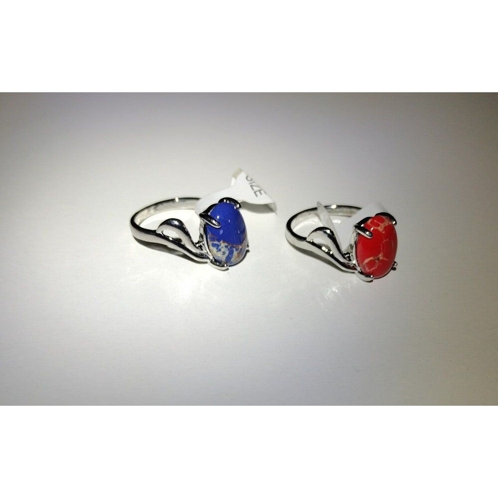 2 Silver Tone Rings - Beautiful - Picture 4 of 5